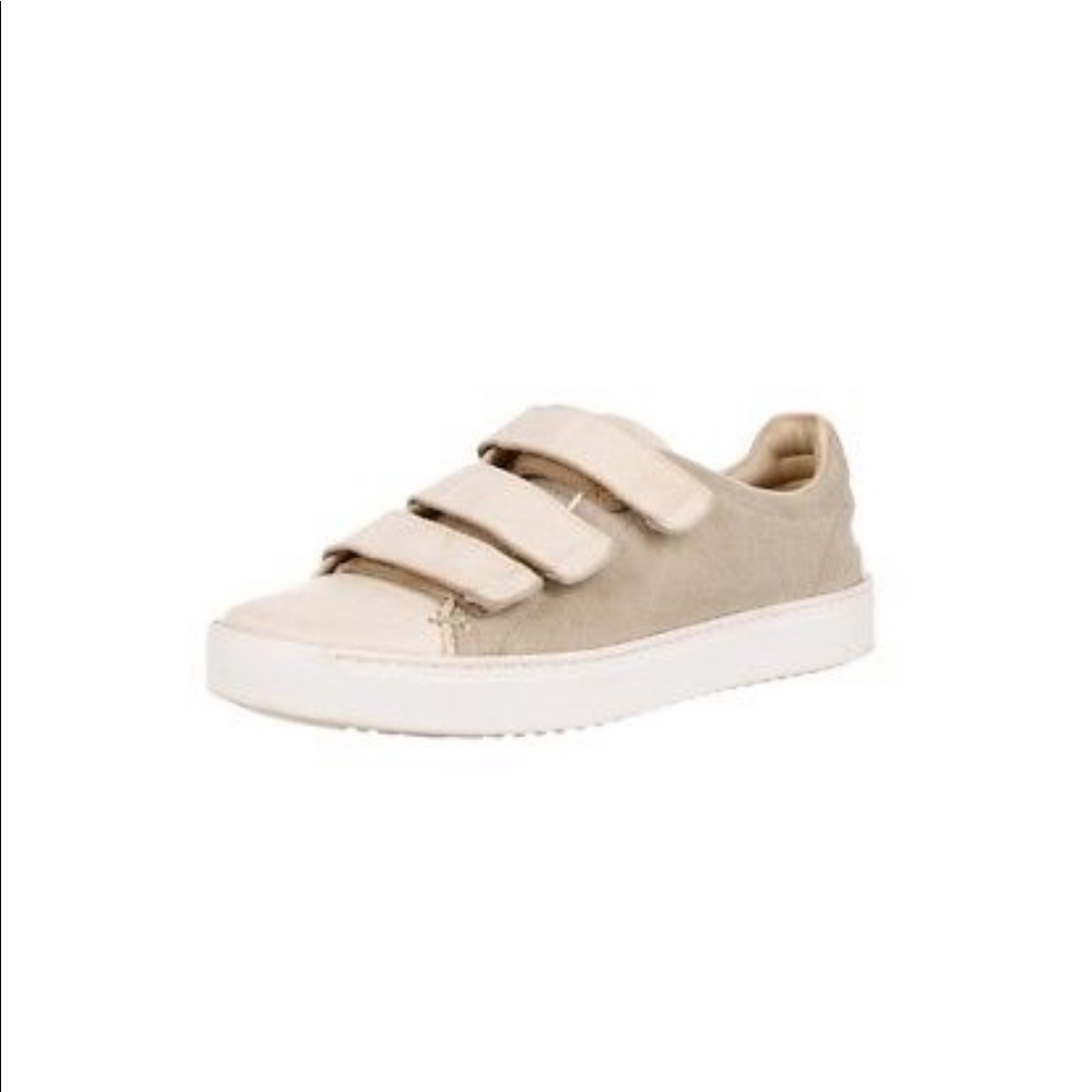 Rag and Bone Cream Velcro Sneakers